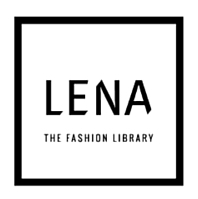 Lena, the fashion library, logo 